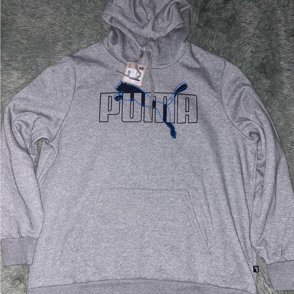 Puma Gray Sweatshirt Hoodie